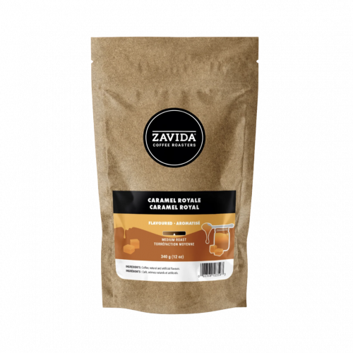 Cafea Boabe Caramel Royale Zavida 100% Arabica 340g