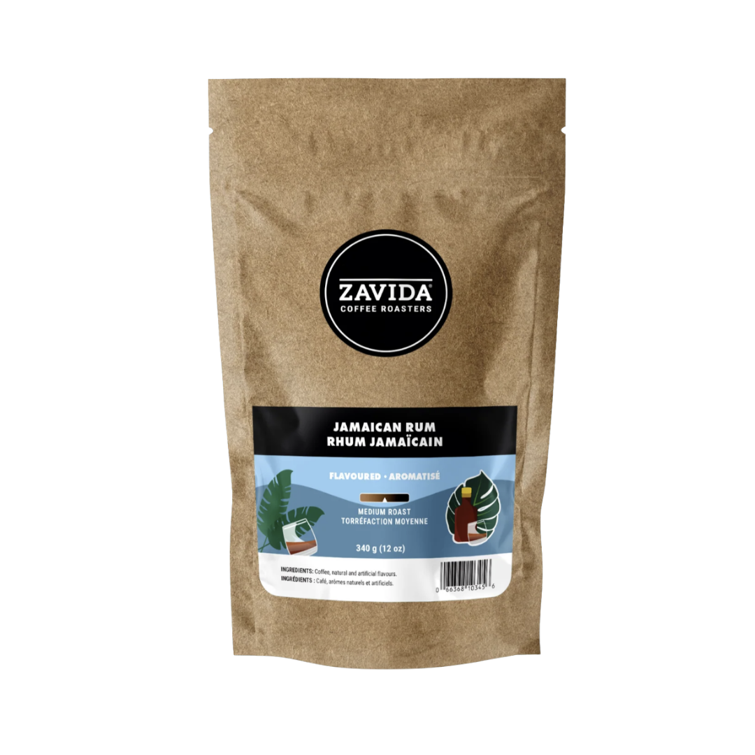 Cafea Boabe Jamaican Rum Zavida 100% Arabica 340g