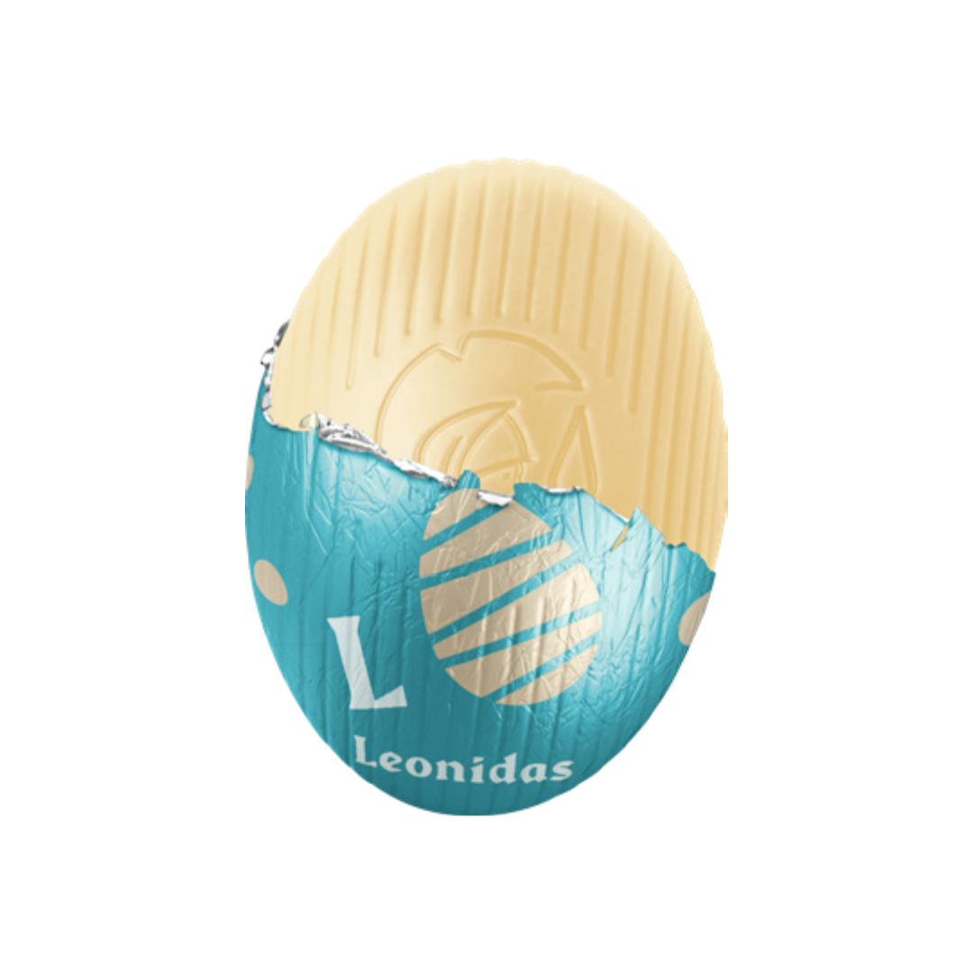 Mini Ou cu Ciocolata Alba Leonidas