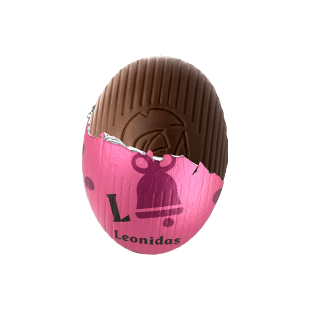 Mini Ou Cu Crema de Zmeura si Ciocolata Neagra Leonidas