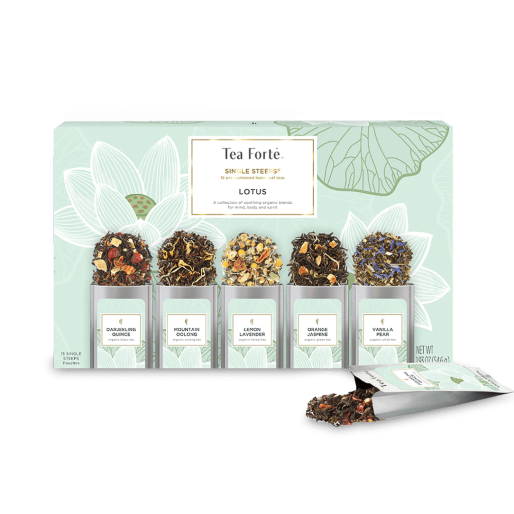 Ceai Tea Forte Lotus Single Steeps 15p Leonidas Ciocolată Belgiană