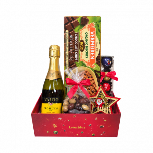 Gift Joy 1 SGR - Coș Cadou de Crăciun Leonidas