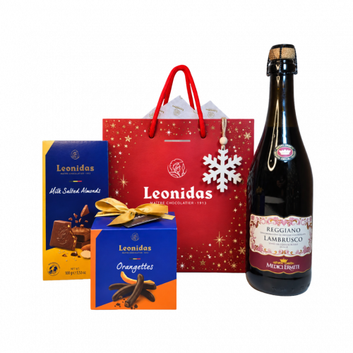 Gift M2 SGR - Coș Cadou De Crăciun Leonidas