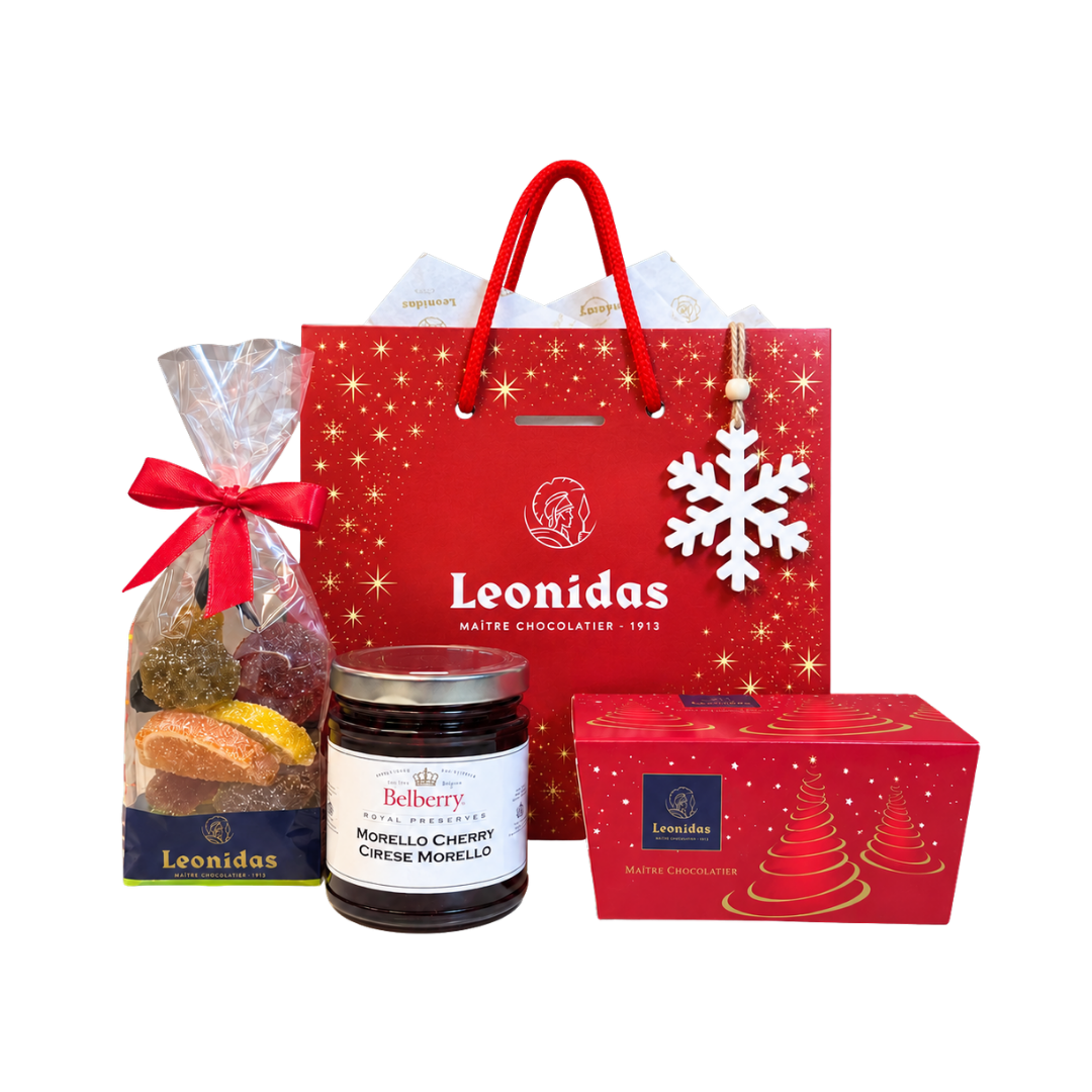 Gift M4 - Coș Cadou De Crăciun Leonidas