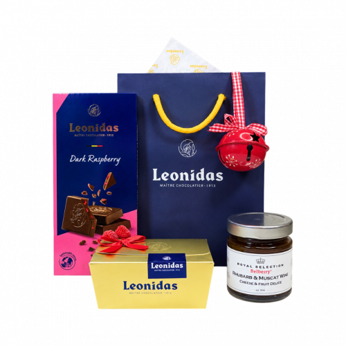 Gift S3 - Coș Cadou De Crăciun Leonidas