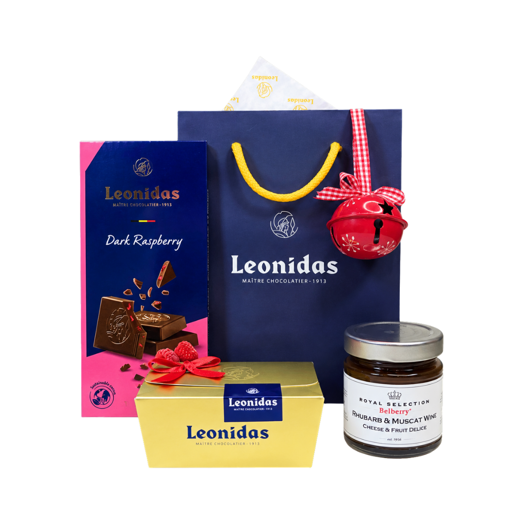 Gift S3 - Coș Cadou De Crăciun Leonidas