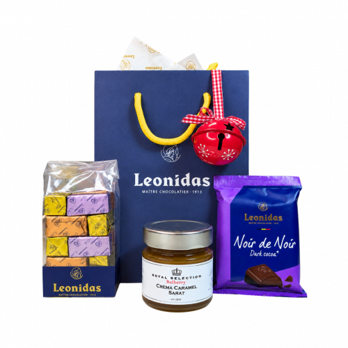 Gift S4 - Coș Cadou De Crăciun Leonidas