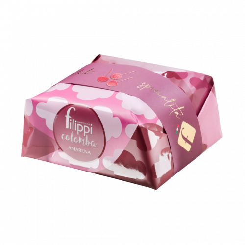 Colomba Filippi Amarena 750g Cozonac artizanal italienesc