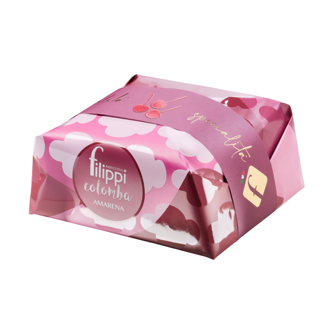Colomba Filippi Amarena 750g Cozonac artizanal italienesc