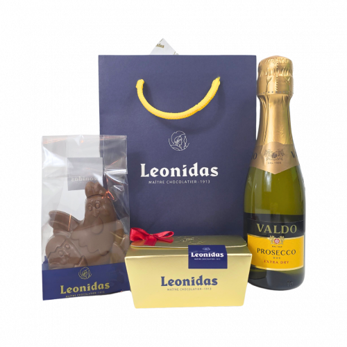 Gfit S2 Leonidas Cadou Paste ciocolata si vin spumant