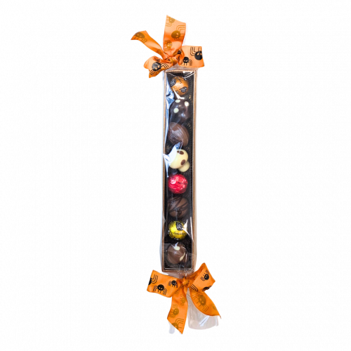 Rigletă Halloween - Cutie Rigletă 8 Praline Belgiene Asortate Leonidas 115g